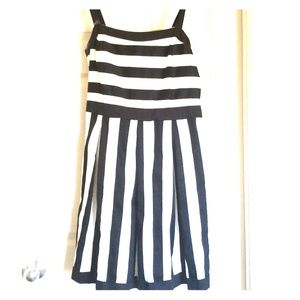 Black & White Striped Dress